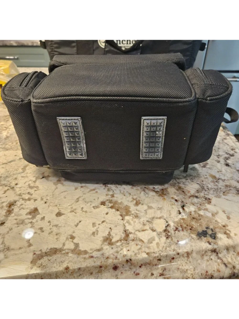 Sony Black Handycam Camera Bag Adjustable Strap Multiple Compartments pockets